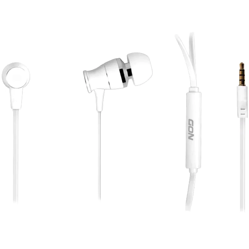 NOD Ακουστικά Handsfree NOD L2M 3.5mm Jack - Λευκό