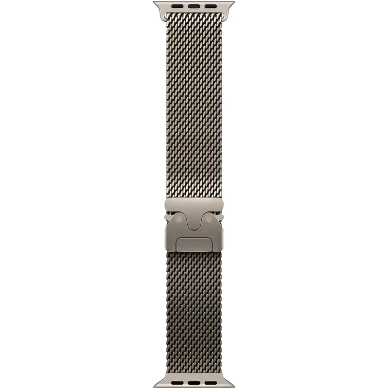 APPLE Λουράκι Apple Milanese Loop Small για Apple Watch Ultra 2 49mm - Natural Titanium
