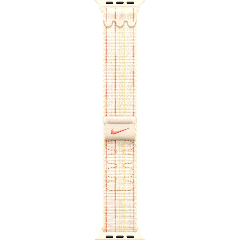 Λουράκι Apple Nike Sport Loop για Apple Watch 46mm - Starlight/Pink φωτογραφία