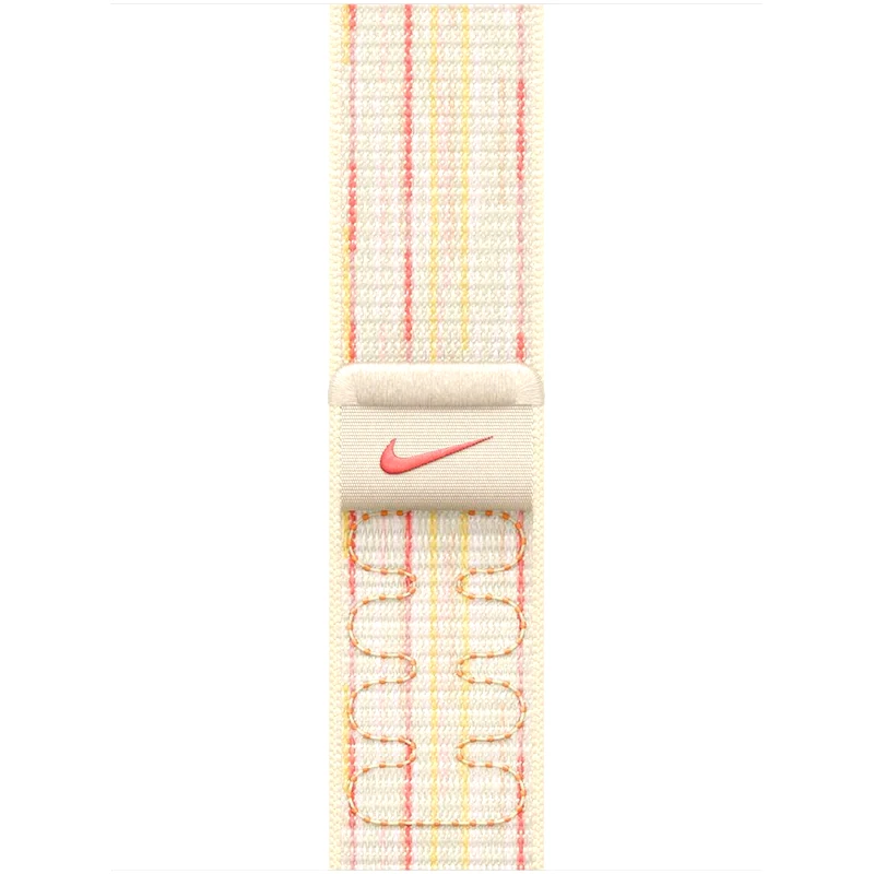 Λουράκι Apple Nike Sport Loop για Apple Watch 40mm - Starlight/Pink φωτογραφία