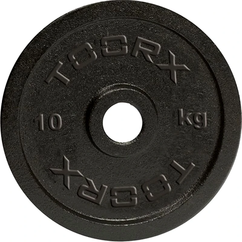 TOORX Δίσκος Toorx 10 kg για Μπάρα Ø25mm Μεταλλικός από Μαντέμι