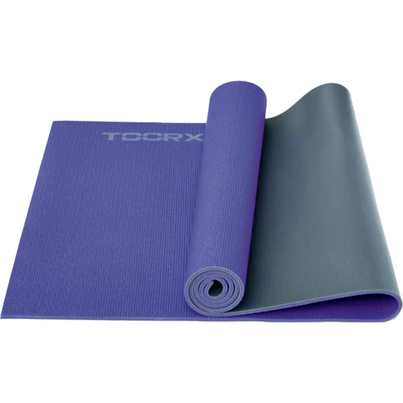 TOORX Στρώμα Γυμναστικής Yoga - Pilates Toorx MAT-177 173x60x0.6 cm - Μωβ/ Σκούρο Γκρι