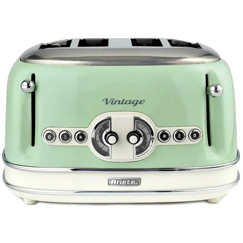 ARIETE ARIETE VINTAGE 156/04 4 Θέσεων 1630W Πράσινο Φρυγανιέρα
