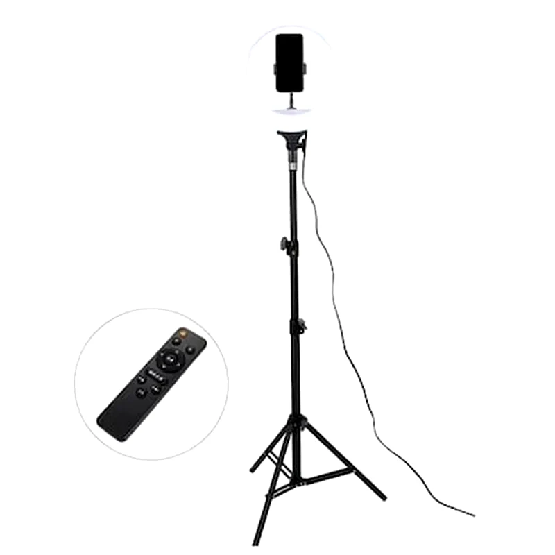 OEM Επαγγελματικό Φωτογραφικό Φωτιστικό Με Τηλεκοντρόλ 32cm Ring Lamp Light Led