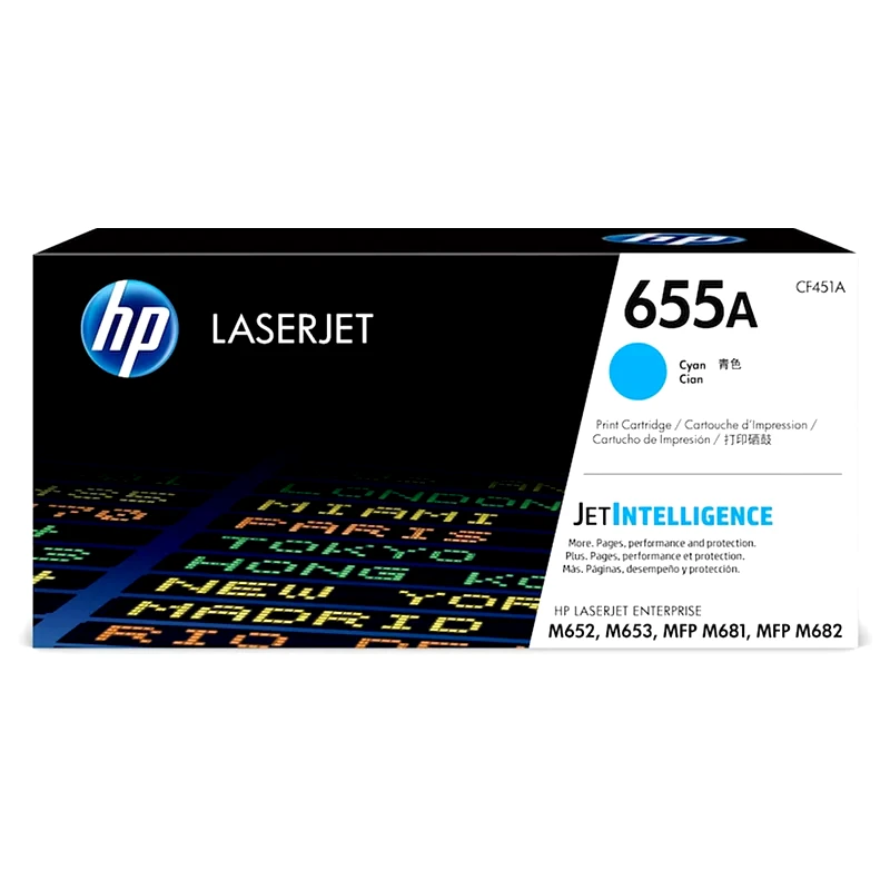 HP Toner HP 655A CF451A - Cyan