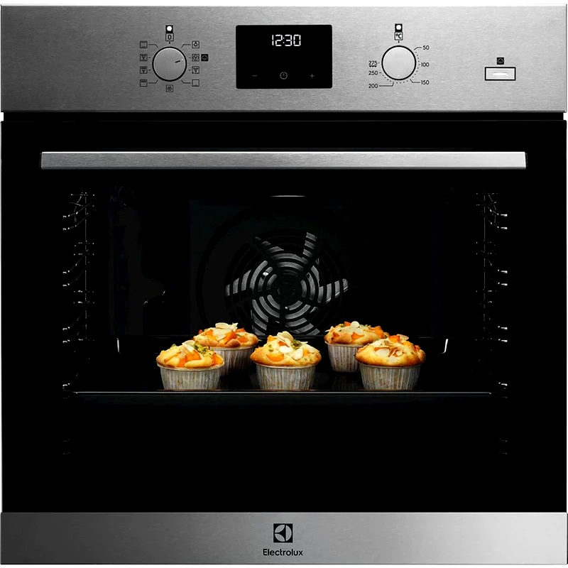 ELECTROLUX ELECTROLUX EOD3H50TX SteamBake 72 Lt Inox Εντοιχιζόμενος Φούρνος Άνω Πάγκου