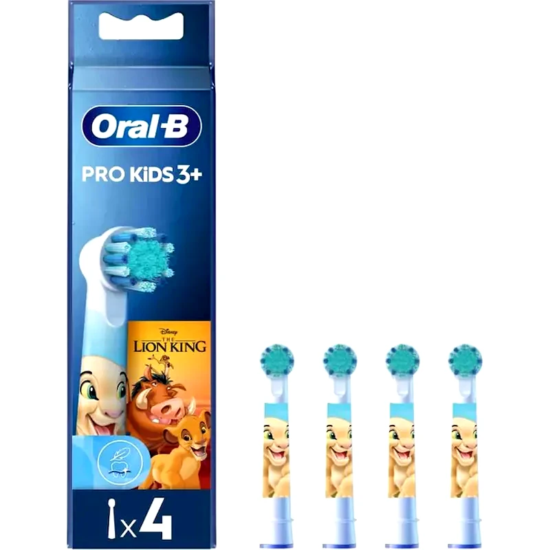 ORAL-B Ανταλλακτικές Κεφαλές Oral-B Pro Lion King 4 Τμχ για Ηλεκτρική Οδοντόβουρτσα