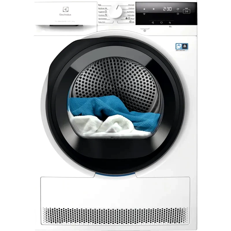 ELECTROLUX ELECTROLUX EW7D385AE 8kg με Αντλία Θερμότητας Λευκό Στεγνωτήριο Ρούχων