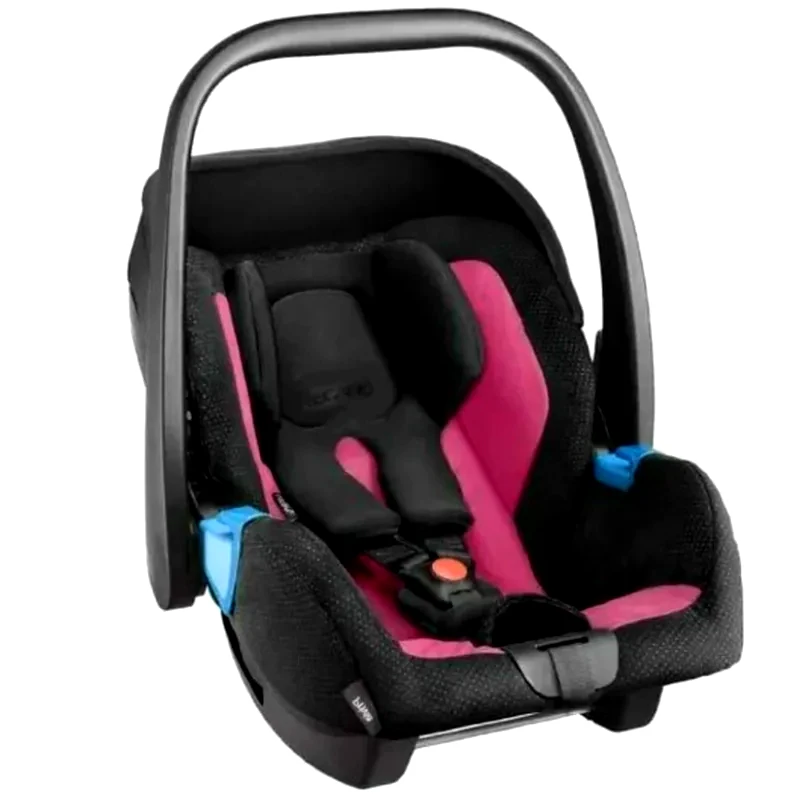 RECARO Κάθισμα Αυτοκινήτου Recaro Previa Βρεφικό έως 4 ετών με Ζώνη Αυτοκινήτου - Μαύρο/Ροζ