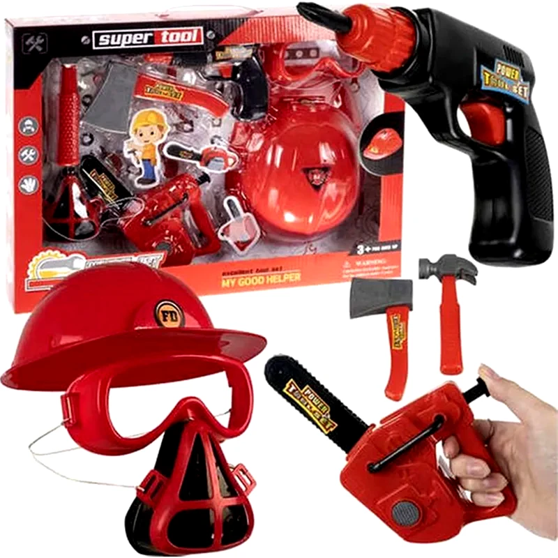 ARIA TRADE Παιχνίδι Aria Trade Σετ Εργαλεία Με Πριόνι, Ήχο Κίνηση 7 Τμχ - 46x33.5x6.5 cm