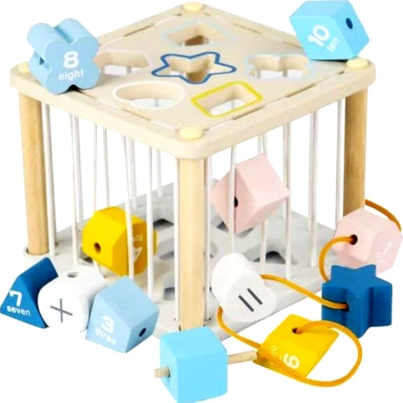 ARIA TRADE Εκπαιδευτικός Κύβος Δραστηριοτήτων Aria Trade - 14.3x14.3x11.5cm