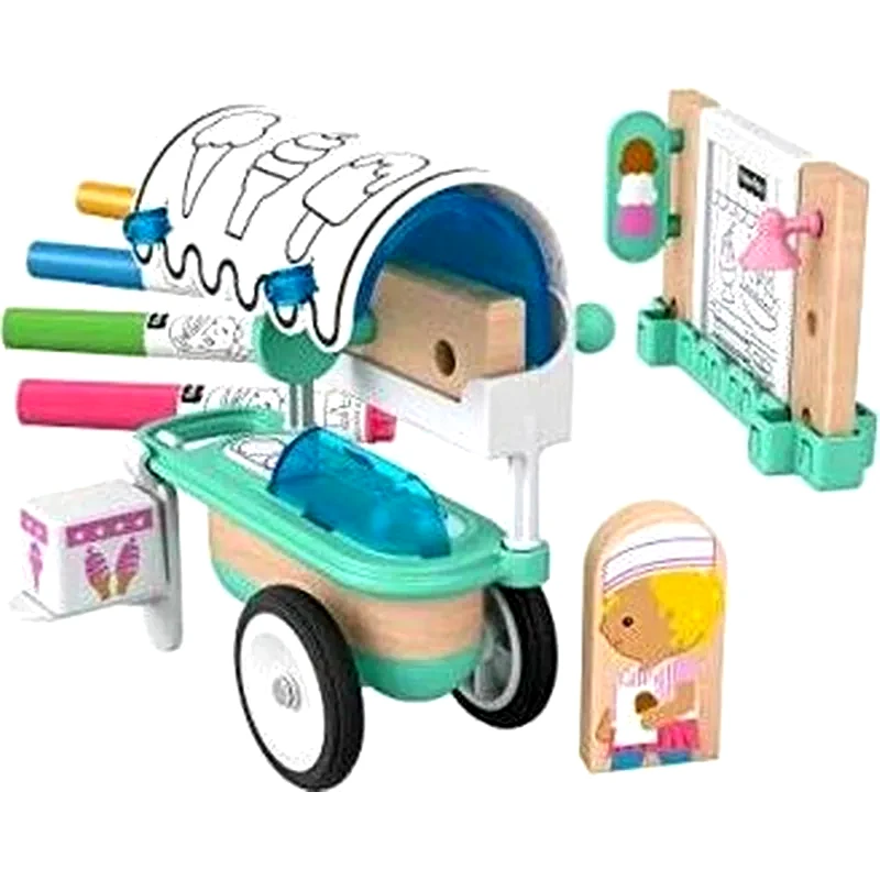 FISHER PRICE Βρεφικό Παιχνίδι Fisher Price Gly26 Καροτσάκι Παγωτού Με 15 Τεμάχια
