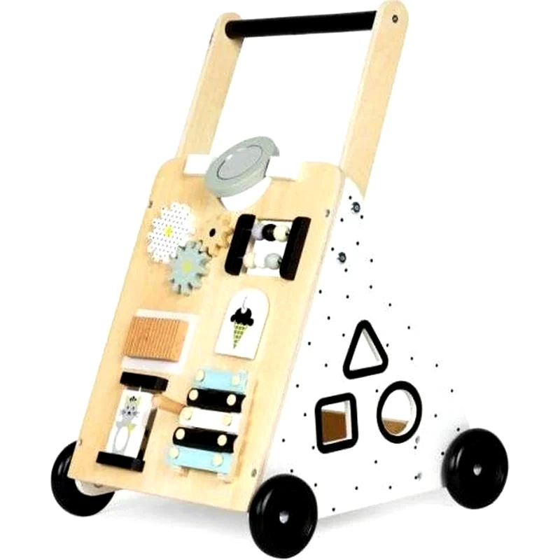 ECOTOYS Εκπαιδευτική Περπατούρα Ecotoys Tl01035 Ξύλινη Για 3+ Ετών - 34.5x35.5x53 cm