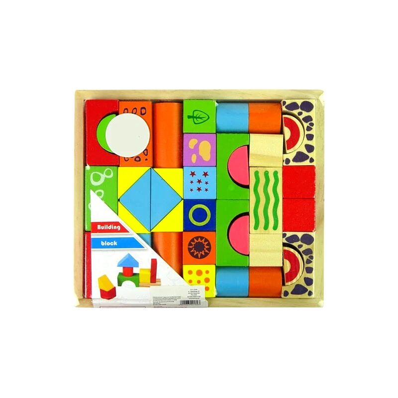 ARIA TRADE Ξύλινο Παιδικό Εκπαιδευτικό Παιχνίδι σε Σχήμα Κάστρα