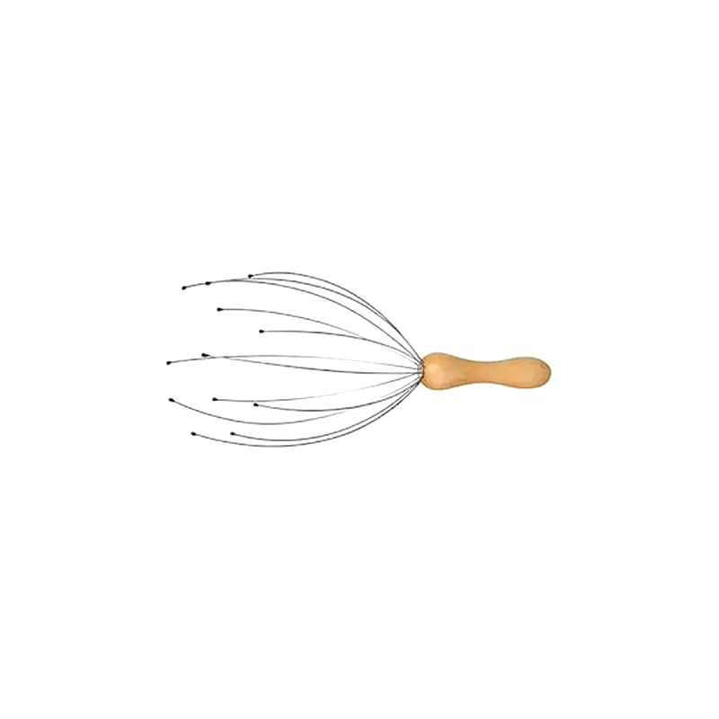 ARIA TRADE Συσκευή Μασάζ Για Το Κεφάλι Με Ξύλινη Λαβή, Head Massage