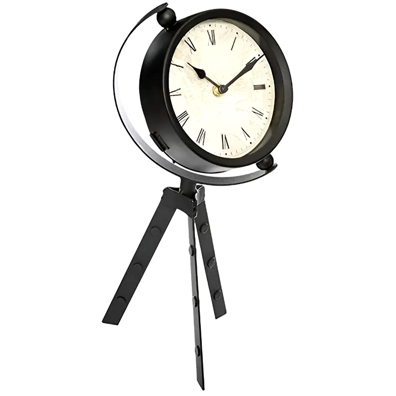 ARIA TRADE Αναλογικό Ρολόι Aria Trade Επιτραπέζιο Φ37 cm - Μαύρο