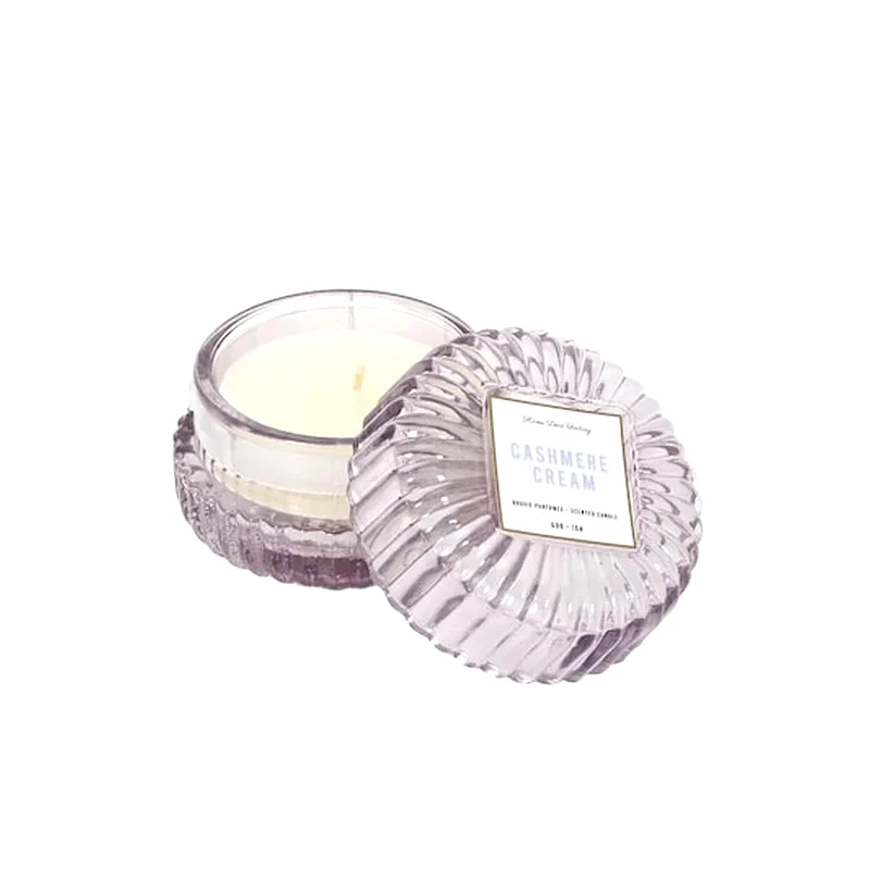 ARIA TRADE Αρωματικό Κερί Χώρου σε Γυάλινο Δοχείο 8x8 cm - Cashmere