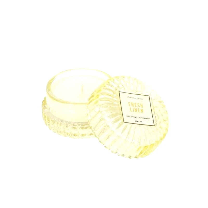ARIA TRADE Αρωματικό Κερί Χώρου σε Γυάλινο Δοχείο 8x8 cm - Fresh Line