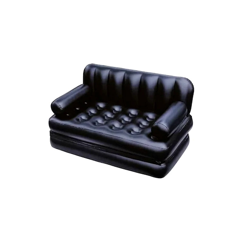 BESTWAY Bestway Φουσκωτός Καναπές 5 Σε 1 Σε Μαύρο Χρώμα, 188x152x64 Cm, 75054