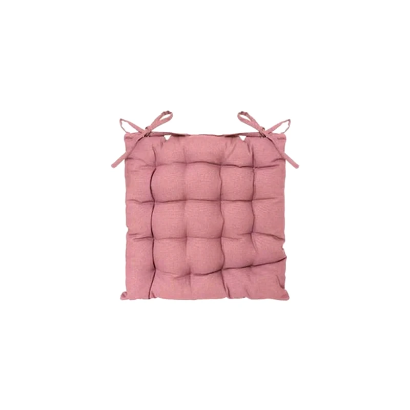 ARIA TRADE Μαξιλάρι Καρέκλας Σκαμπό Aria Trade από Βαμβάκι 38x38 cm - Ροζ