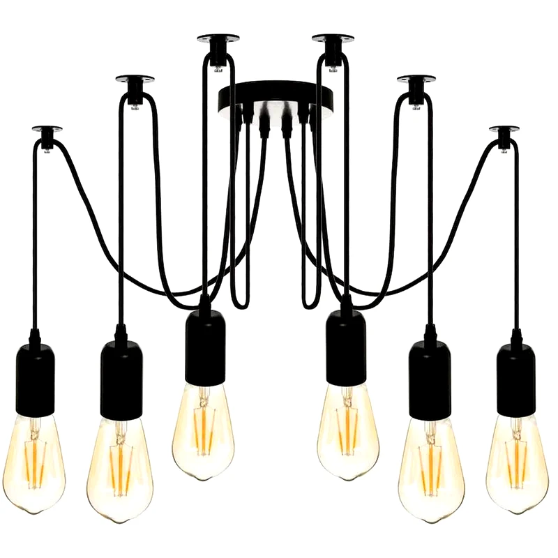 Φωτιστικό Οροφής Πολύφωτο Spitishop A-s Udell Black 167525 Μεταλλικό - Μαύρο φωτογραφία