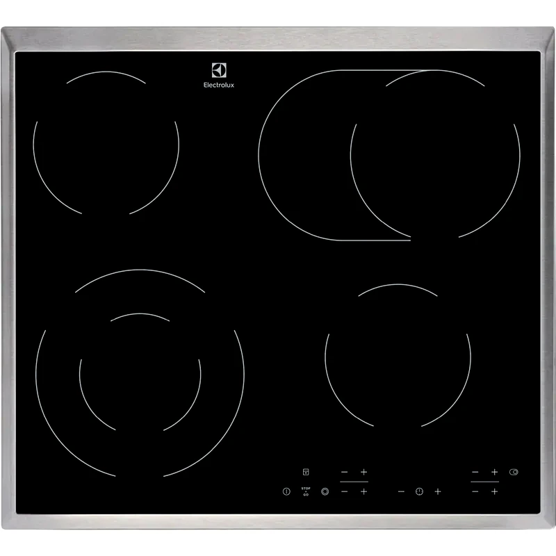 ELECTROLUX ELECTROLUX EHF6346XOK 57.6 cm Μαύρο Εστία Κεραμική Αυτόνομη