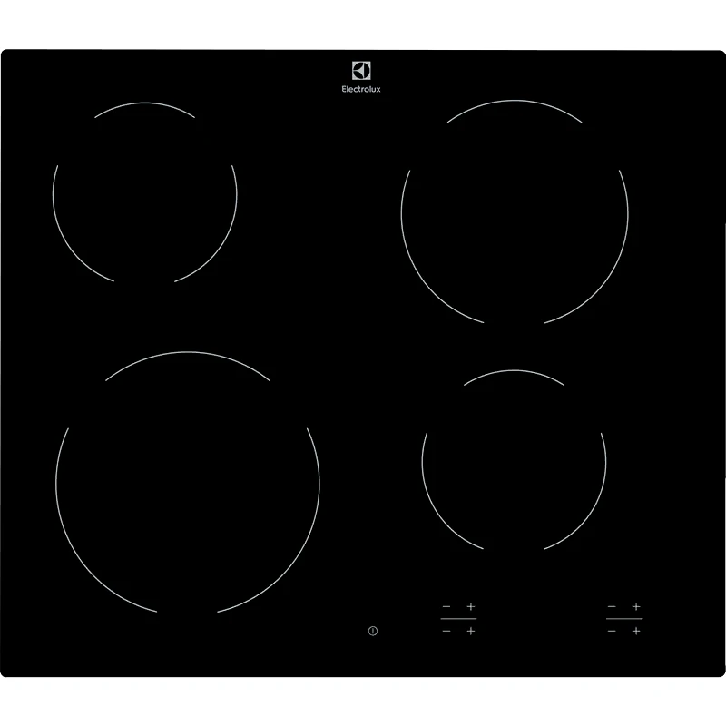 ELECTROLUX ELECTROLUX EHF6240IOK 59 cm Μαύρο Εστία Κεραμική Αυτόνομη