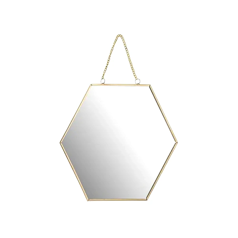 ARIA TRADE Διακοσμητικός Καθρέφτης Τοίχου Aria Trade 10x20x17 cm - Χρυσό