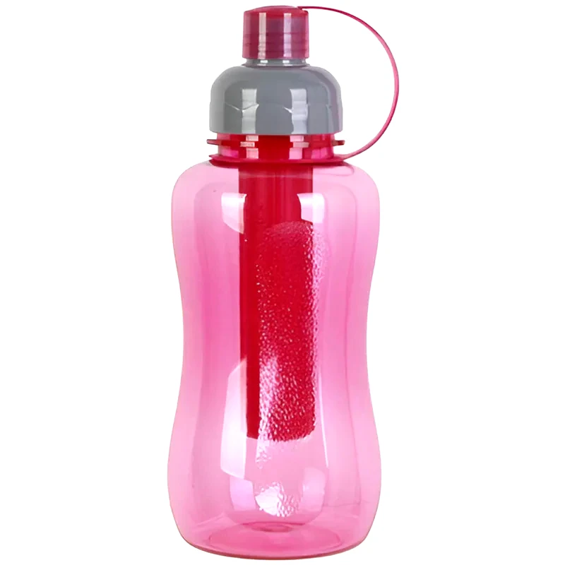 ARIA TRADE Παγούρι Aria Trade 800ml Ροζ με Δοχείο για Παγάκια Πλαστικό Ροζ