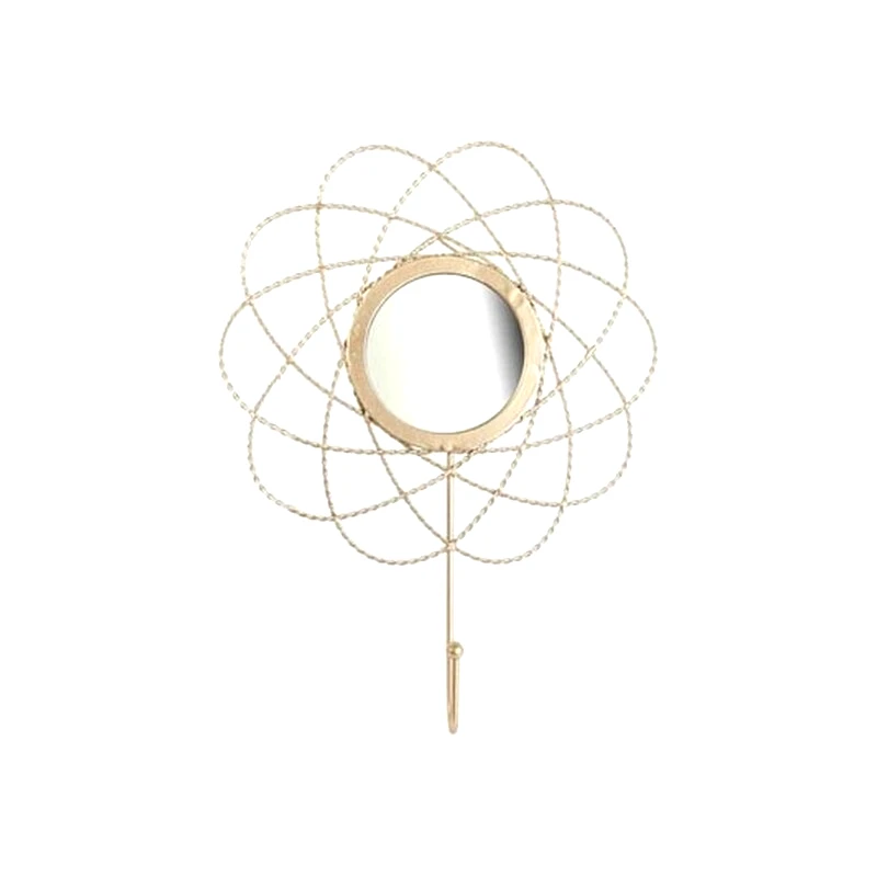 ARIA TRADE Διακοσμητικός Καθρέφτης Τοίχου Aria Trade Μεταλλικός 15x20 cm - Χρυσό