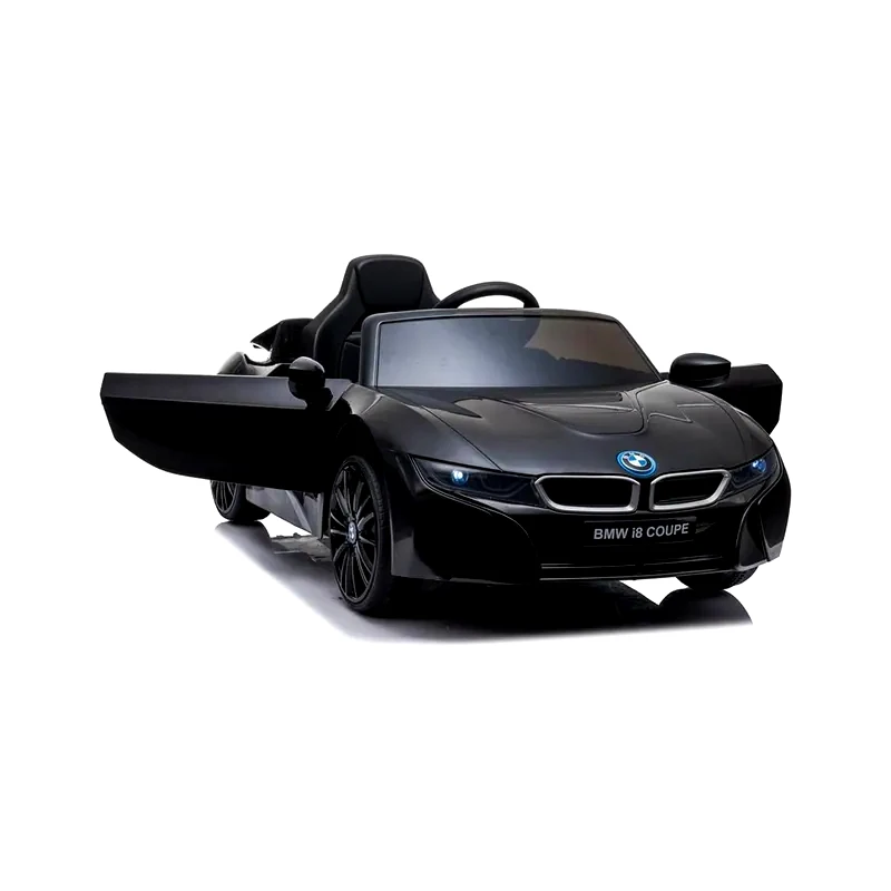 BMW Παιδικό Ηλεκτροκίνητο Αυτοκίνητο Μονοθέσιο Licensed BMW Coupe i8, 12v, Με Τηλεχειριστήριο - Μαύρο