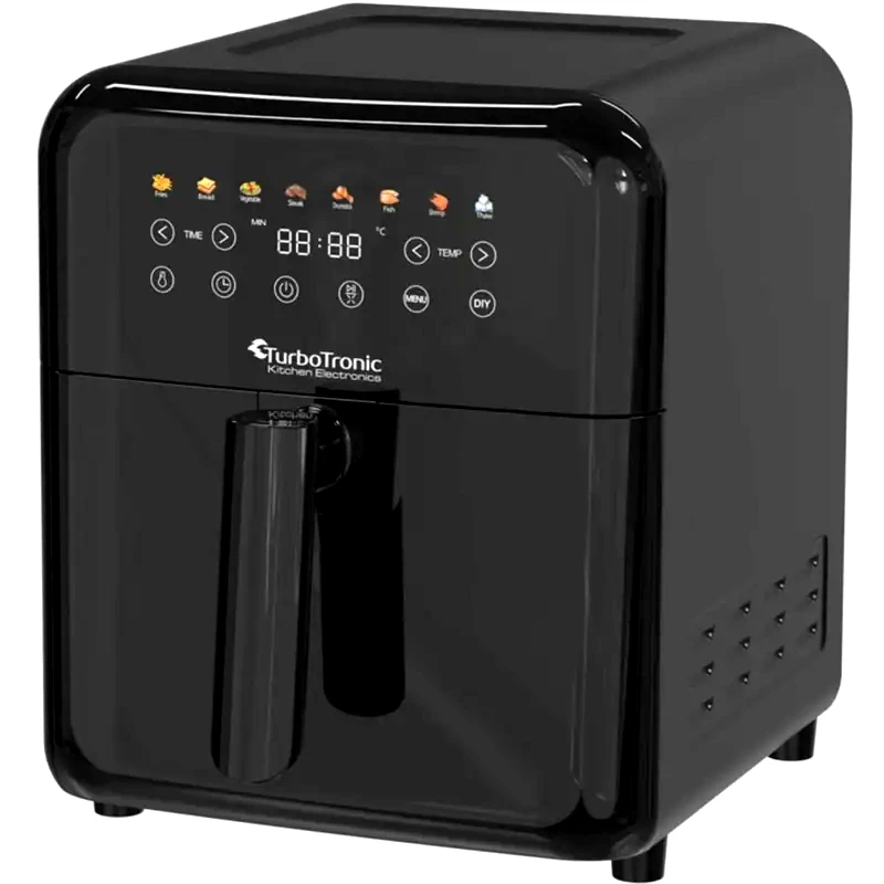 TURBOTRONIC TURBOTRONIC TT-AF190 με Αποσπώμενο Κάδο 1600 W 6 L Μαύρο Φριτέζα Αέρος