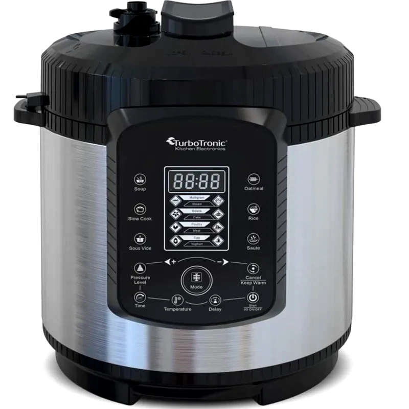TURBOTRONIC Πολυμάγειρας TURBOTRONIC TT-DPC9 1000 W 6 L Ασημί