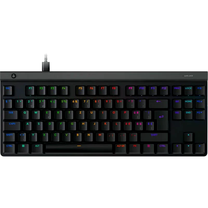 LOGITECH G Logitech G G515 TKL Gaming Ενσύρματο Μηχανικό Πληκτρολόγιο RGB - Μαύρο (US)