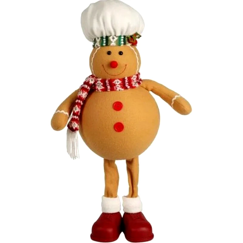ARIA TRADE Λούτρινο Χριστουγεννιάτικο Παιχνίδι Aria Trade Gingerbread Με Φως Κόκκινα Παπούτσια