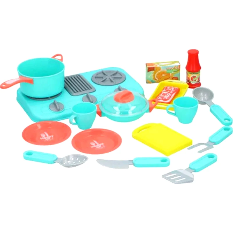 EDDY TOYS Παιδικά Eddy Toys 18540 Κουζινικά Σετ 18 Τεμαχίων - 65.5x57x36 cm