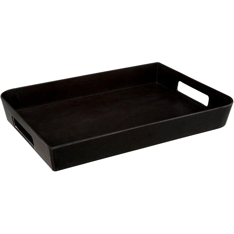 SPITISHOP Δίσκος Σερβιρίσματος Spitishop Μελαμίνη 25x35x4.5cm - Μαύρο