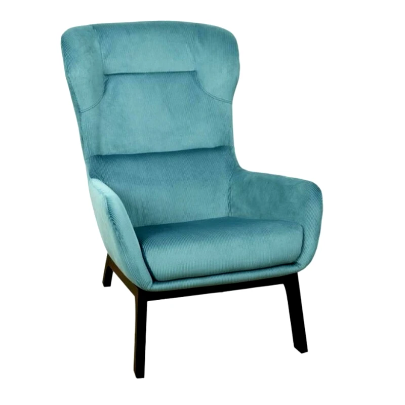 ARIA TRADE Πολυθρόνα Aria Trade από Βελούδο - Πετρόλ