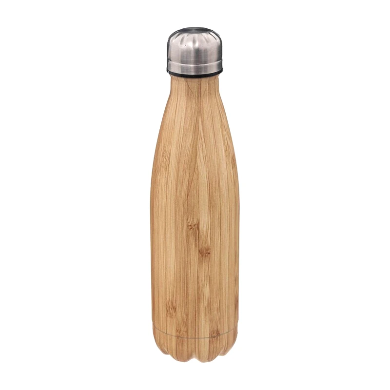 SPITISHOP Μπουκάλι Θερμός F-v Bamboo Φ7x27 Ανοξείδωτο 500 ml