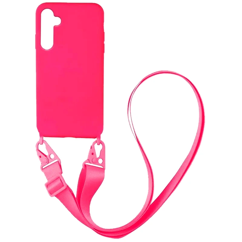 Θήκη Samsung Galaxy A54 5G - Sonique Carryhang Liquid Silicone Strap - Ροζ φωτογραφία