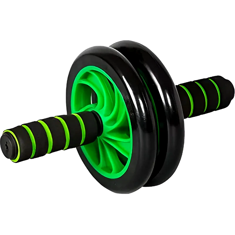 OEM Ρόδα Κοιλιακών Ab Wheel από PU - Μαύρο/ Πράσινο