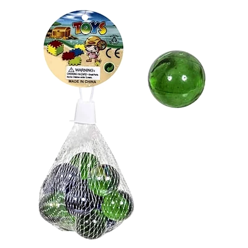 ToyMarkt Γκαζες Βολοι Διαφανεις Σετ=12τεμ 25mm 116579