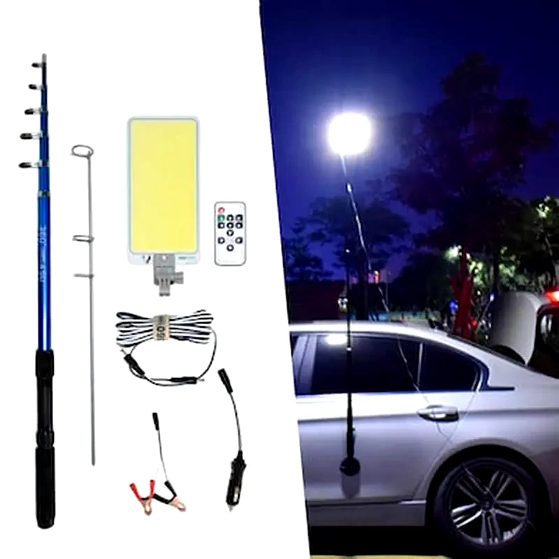 OEM Τηλεσκοπικό Καλάμι Ψαρέματος 5 Μέτρα Με Φωτισμό Led Και Τηλεχειριστήριο