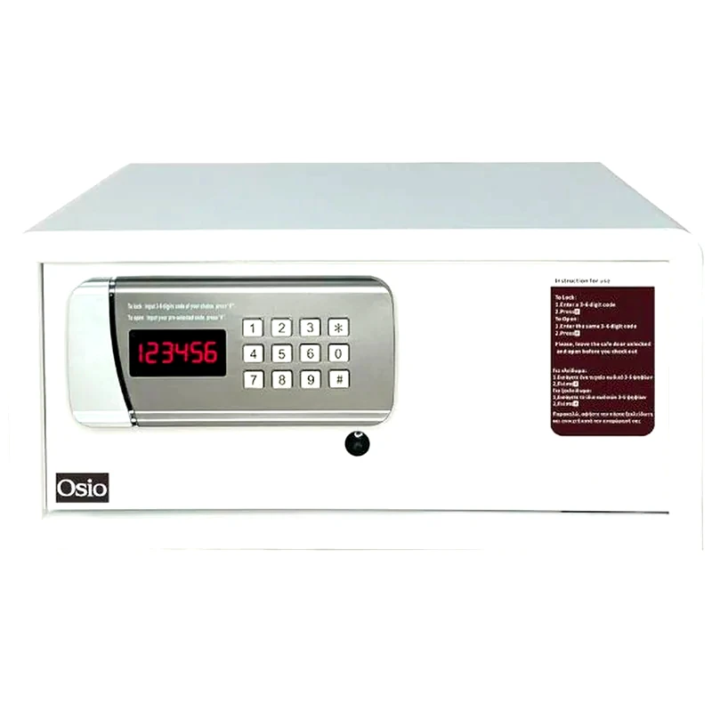 OSIO Χρηματοκιβώτιο Osio OSB-2043WH με Ηλεκτρονική Κλειδαριά 43 x 38 x 20 cm - Λευκό