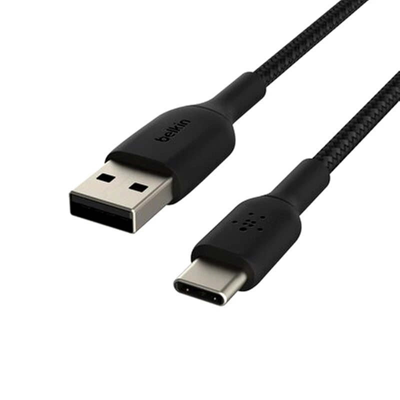 BELKIN Καλώδιο δεδομένων Belkin Cab002bt3mbk Braided Usb-C to Usb 3m - Black