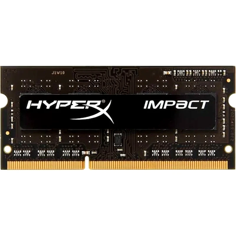 KINGSTON Μνήμη Ram Kingston Hyperx Impact Black Series HX316LS9IB/4 DDR3l 4GB 1600MHz SO-DIMM για Laptop