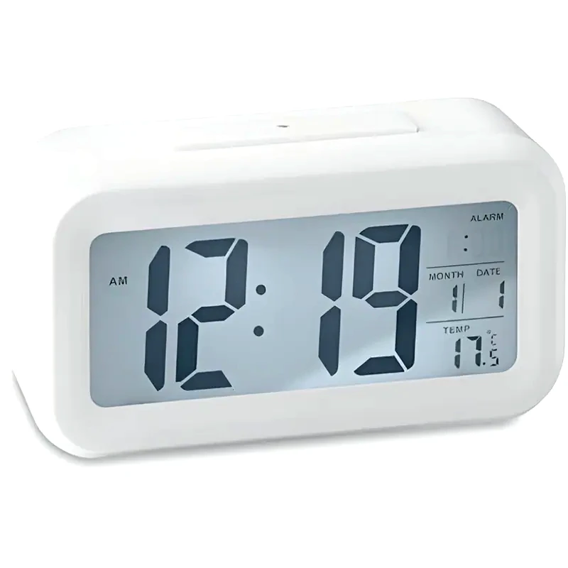 ARIA TRADE Ψηφιακό Ρολόι Aria Trade Επιτραπέζιο 14x4.5x7 cm - Λευκό