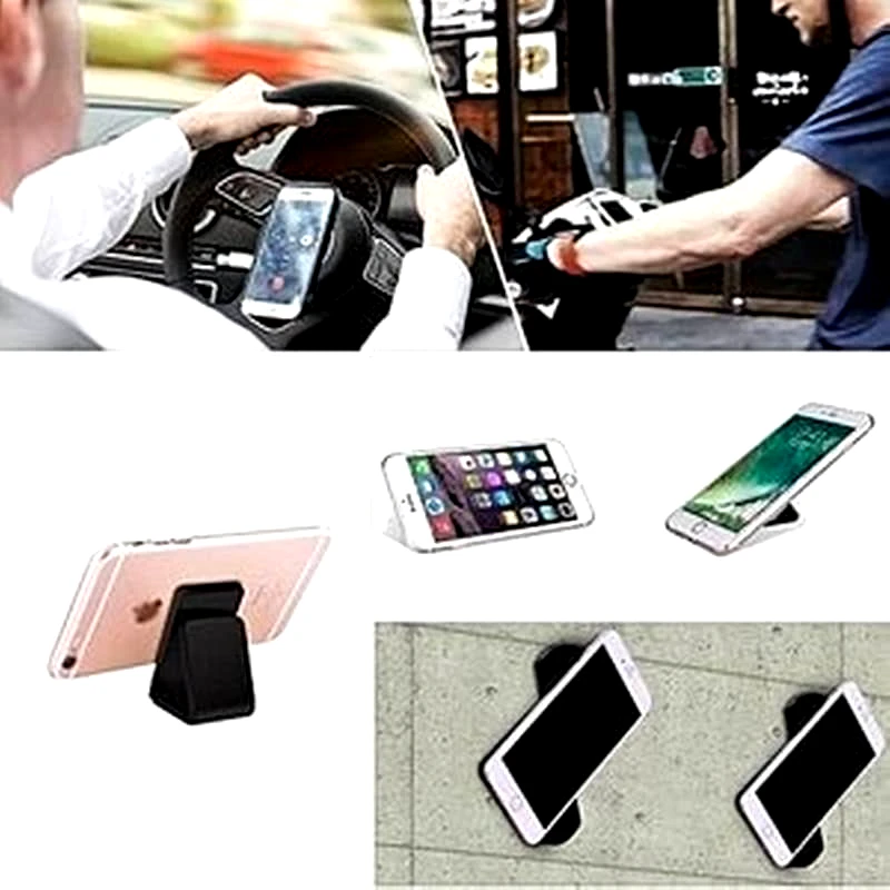 OEM Βάση Στήριξης Επιτραπέζια Oem Nano Rubber Pad Sticker - Μαύρο