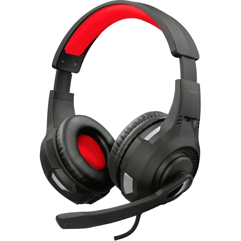 TRUST Trust GXT 307 Ravu Gaming Ενσύρματα Ακουστικά 3.5mm - Μαύρα/Κόκκινα