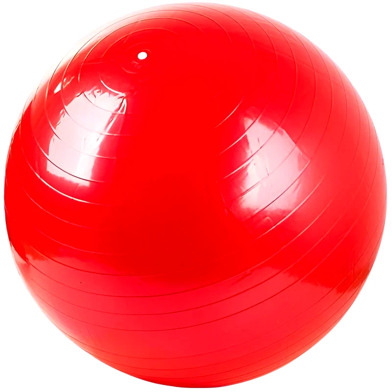 ARIA TRADE Μπάλα Γυμναστικής Aria Trade Κατάλληλη για Pilates 65 cm από PVC - Κόκκινο